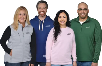 4imprint employees wearing logoed apparel